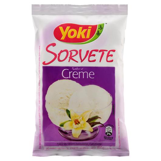 Pó para Sorvete Creme Yoki Pacote 150g - Imagem em destaque