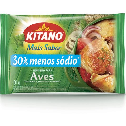 Tempero Kitano mais sabor aves, peixes e arroz 60g - Imagem em destaque