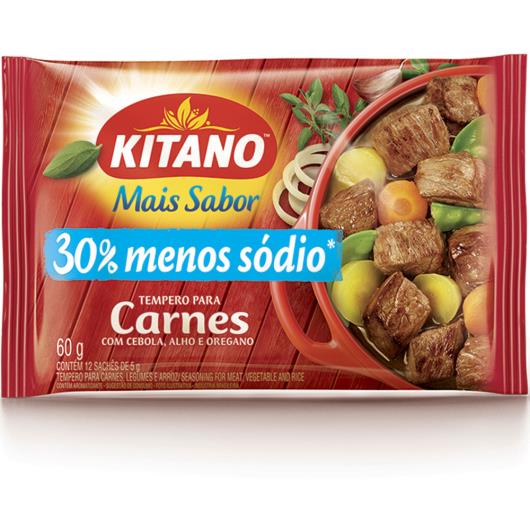 Tempero Kitano CARNES com cebola, alho e oregano  60g - Imagem em destaque