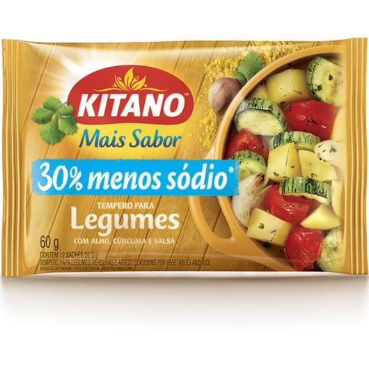 Tempero Kitano mais sabor legumes, verduras e arroz 60g - Imagem em destaque