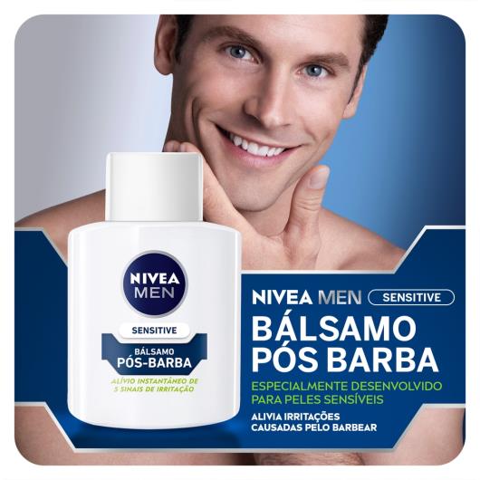 NIVEA MEN Loção Bálsamo Pós Barba Sensitive 100ml - Imagem em destaque