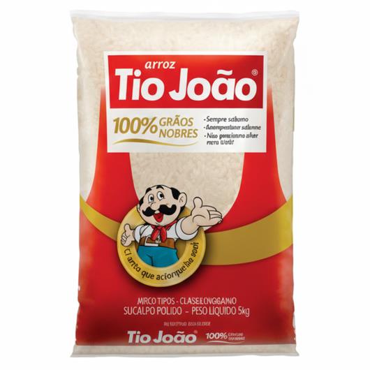 Arroz agulhinha Tio João 5kg - Imagem em destaque