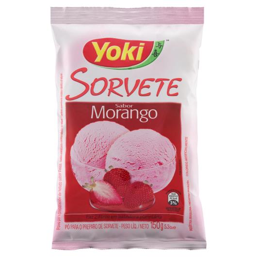 Pó para Sorvete Morango Yoki Pacote 150g - Imagem em destaque