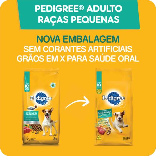 Ração Pedigree para raças pequenas 10,1kg - Imagem em destaque