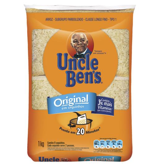 Arroz tipo 1 Uncle Ben's saquinho 1kg - Imagem em destaque