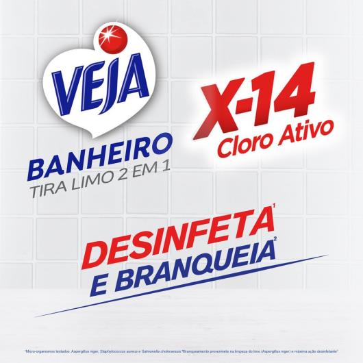 Desinfetante Banheiro Tira-Limo Veja X-14 Frasco 500ml Borrifador - Imagem em destaque