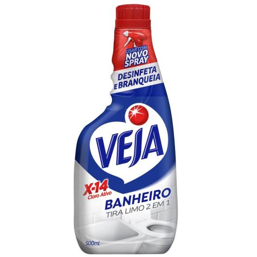 Veja x-14 Tira Limo Limpador para Banheiro Refil  Pulverizador 500ml - Imagem em destaque