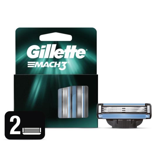 Carga para Aparelho de Barbear Gillette Mach3 2 unidades - Imagem em destaque