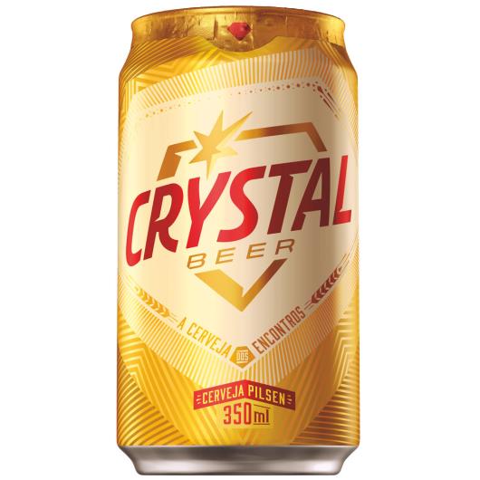 Cerveja pilsen Crystal lata 350ml - Imagem em destaque