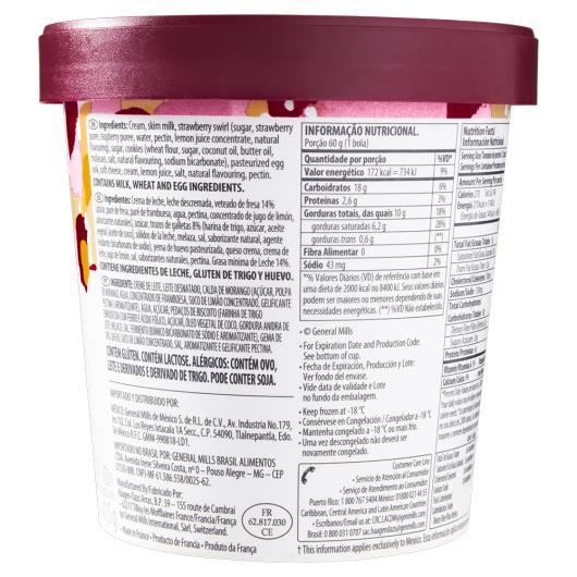 Sorvete Häagen-Dazs Cheesecake Morango 473ml - Imagem em destaque