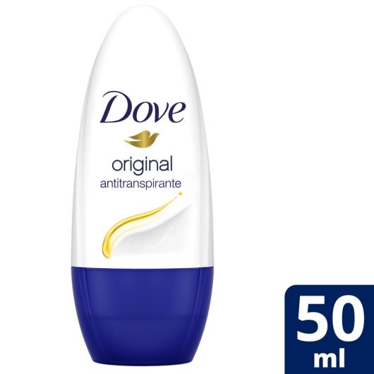 Desodorante Antitranspirante Roll-On Dove Original 50ml - Imagem em destaque