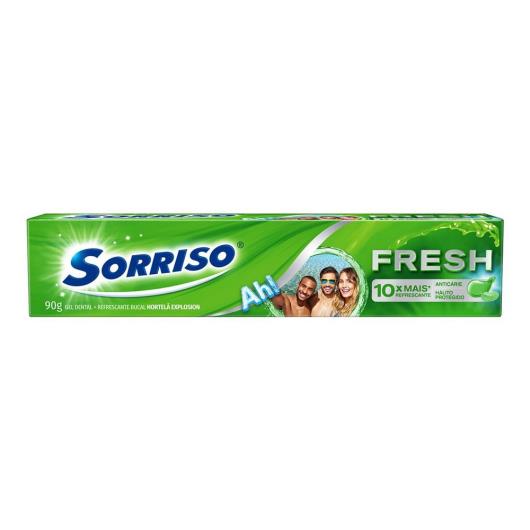 Creme Dental Refrescante Hortelã Explosion Sorriso Fresh 90g - Imagem em destaque