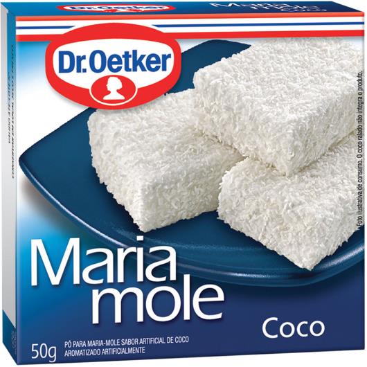 Mistura em pó para maria mole Dr. Oetker sabor coco 50g - Imagem em destaque