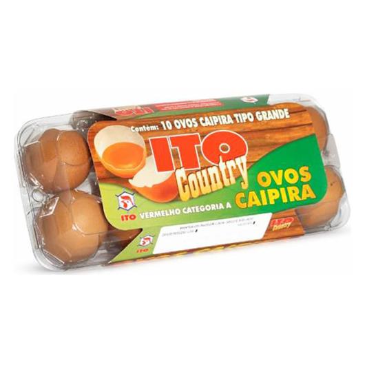 Ovos Vermelhos Caipira Ito Country 10 Unidades - Imagem em destaque