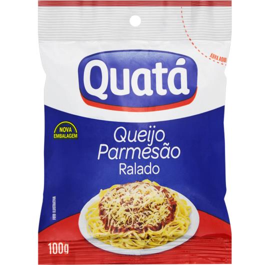 Queijo parmesão ralado Quatá 100g - Imagem em destaque