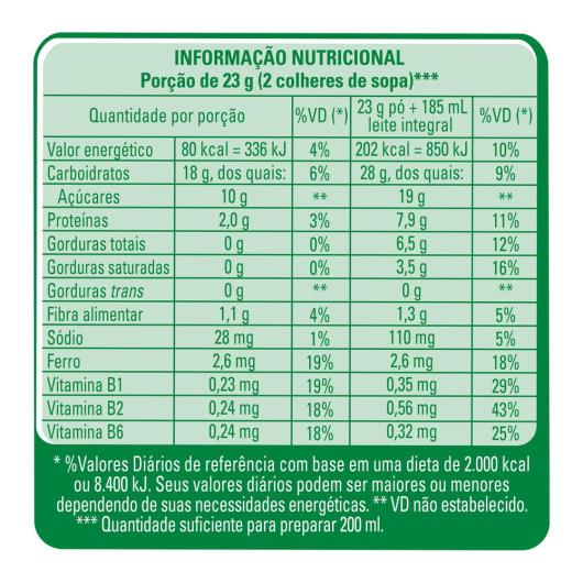 NESTON Vitamina - Pó para preparo instantâneo Maçã Banana e Mamão 400g - Imagem em destaque