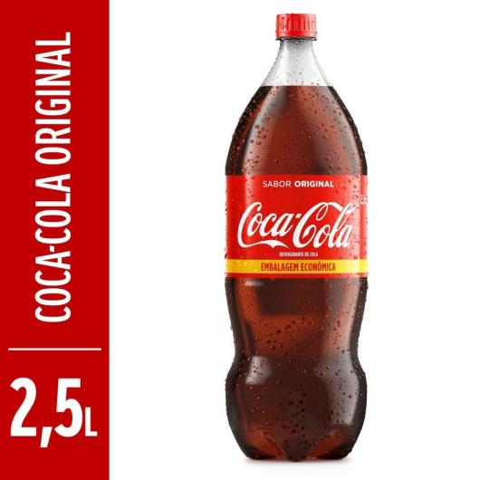 Refrigerante Coca-Cola Original PET 2,5L - Imagem em destaque