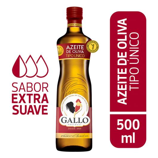 Azeite de Oliva Tipo Único Português Gallo Vidro 500ml - Imagem em destaque