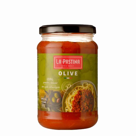 Molho de Tomate Italiano Olive La Pastina 320g - Imagem em destaque