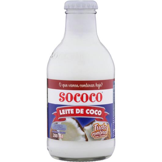 Leite de coco valor calórico reduzido Sococo 200ml - Imagem em destaque