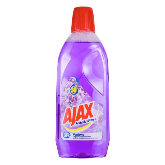 Limpador Perfumado Flores de Lavanda Ajax Festa das Flores Frasco 500ml - Imagem em destaque