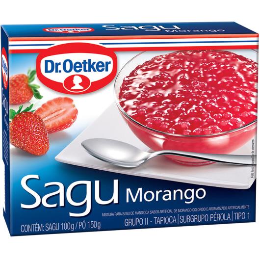 Sagu sabor morango Dr. Oetker 250g - Imagem em destaque