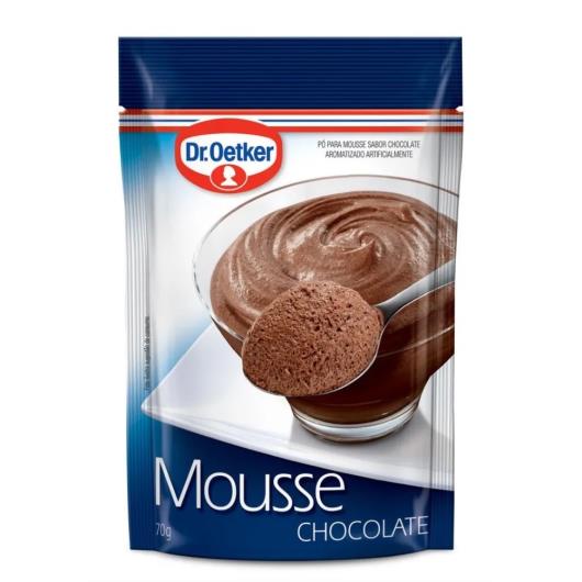 Mistura em pó para mousse Oetker sabor chocolate 70g - Imagem em destaque