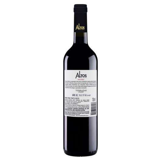 Vinho Argentino Malbec Altos Del Plata 750ml - Imagem em destaque