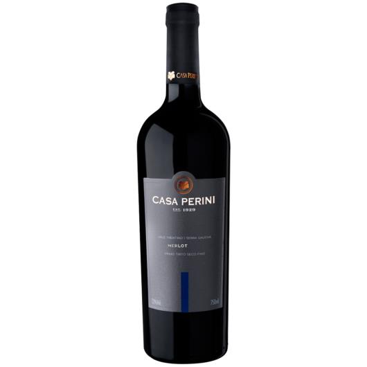 Vinho merlot tinto seco Casa Perini 750ml - Imagem em destaque