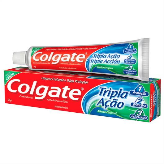 Creme Dental Colgate Tripla Ação Menta Original 90g - Imagem em destaque