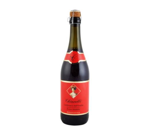 Vinho Italiano Lambrusco Chiarelli Amabile Tinto 750ml - Imagem em destaque