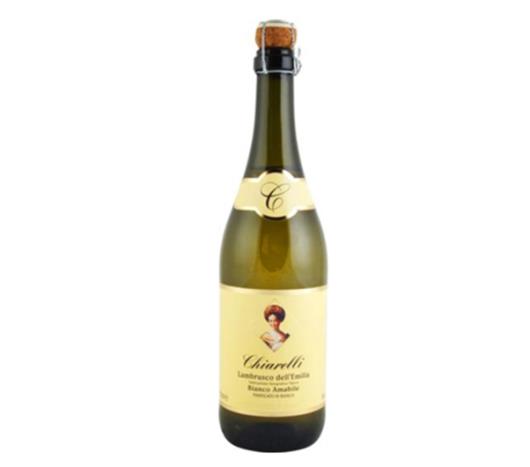 Vinho Italiano Lambrusco Chiarelli Amabile Branco 750ml - Imagem em destaque