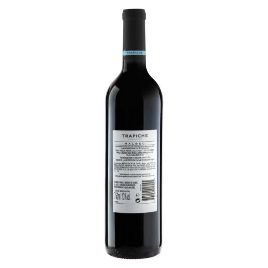 Vinho Argentino Tinto Meio Seco Trapiche Malbec Mendoza Garrafa 750ml - Imagem em destaque