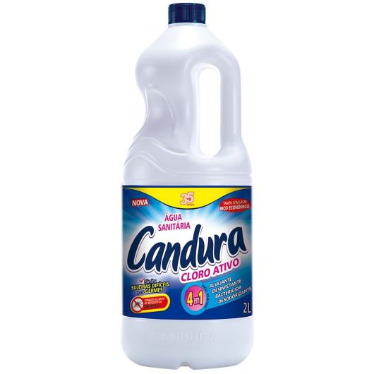 Água sanitária Candura Cloro Ativo 2L - Imagem em destaque