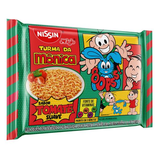 Macarrão Instantâneo Nissin Turma da Mônica Tomate Suave 85g - Imagem em destaque