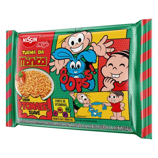 Macarrão Instantâneo Nissin Turma da Mônica Tomate Suave 85g - Imagem em destaque