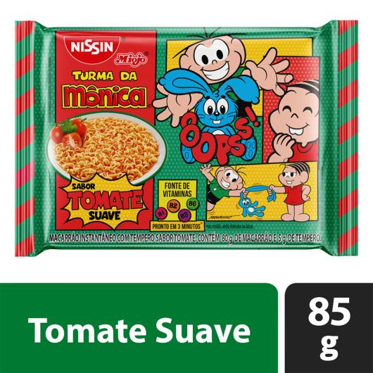 Macarrão Instantâneo Nissin Turma da Mônica Tomate Suave 85g - Imagem em destaque