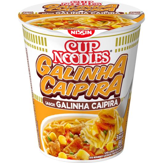 Macarrão instantâneo Cup Noodles sabor galinha caipira 69g - Imagem em destaque