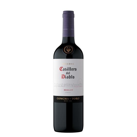 Vinho Chileno Casillero Del Diablo Reserva Merlot Com 750ML - Imagem em destaque