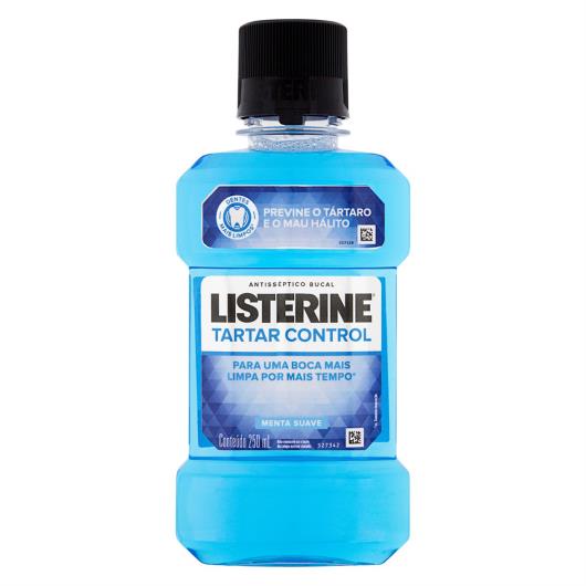 Enxaguante Bucal Antisséptico Menta Suave Listerine Tartar Control Frasco 250ml - Imagem em destaque