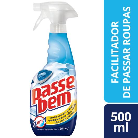 Facilitador Spray de Passar Roupas Passe Bem 3 em 1 500ml - Imagem em destaque