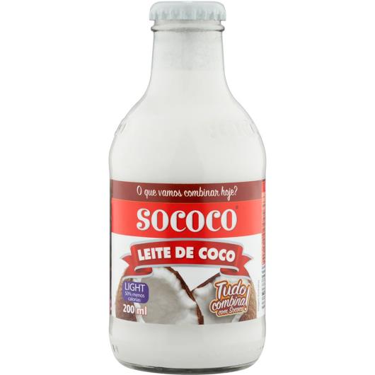 Leite de coco Sococo light 200ml - Imagem em destaque