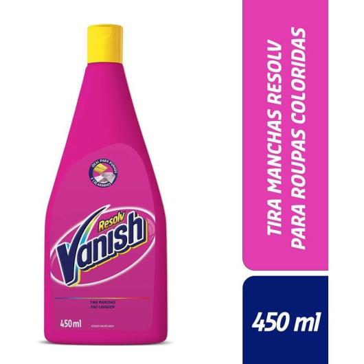 Tira Manchas Pré Lavagem Vanish Resolv 450ml para roupas coloridas - Imagem em destaque