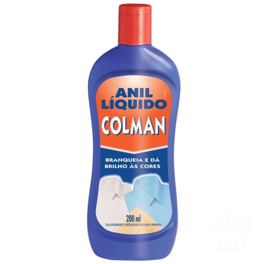 Branqueador Anil Líquido Colman 200ml - Imagem em destaque