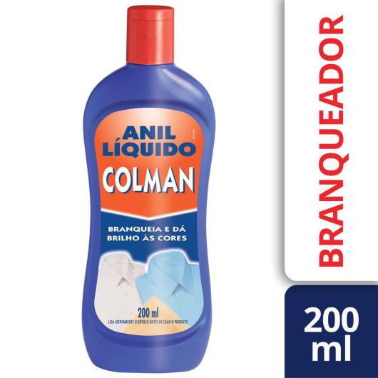 Branqueador Anil Líquido Colman 200ml - Imagem em destaque