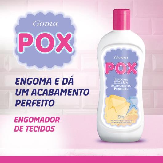 Engomador de Tecidos Goma Pox 200ml - Imagem em destaque