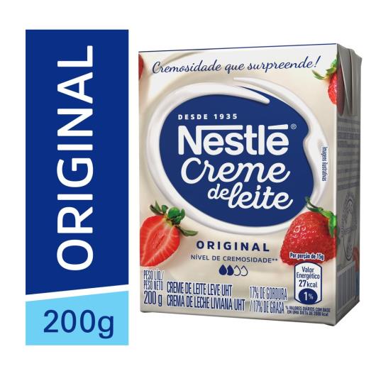 Creme de Leite Nestlé tradicional UHT 200g - Imagem em destaque