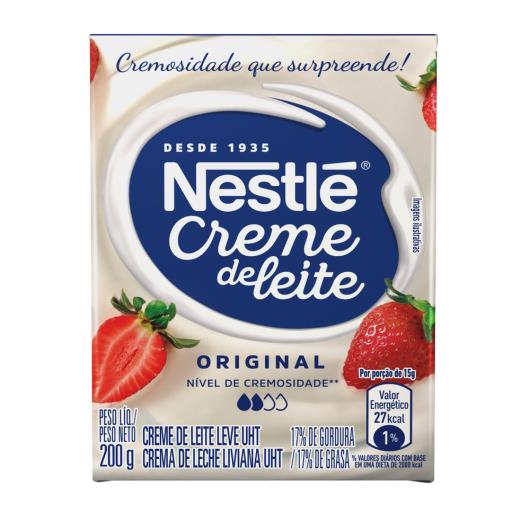 Creme de Leite Nestlé tradicional UHT 200g - Imagem em destaque
