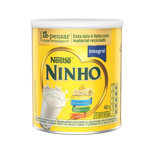 Leite em Pó NINHO Integral Forti+ Lata 400g - Imagem em destaque