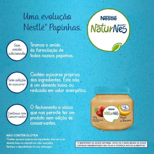Papinha Nestlé Naturnes Maçã e Banana 120g - Imagem em destaque